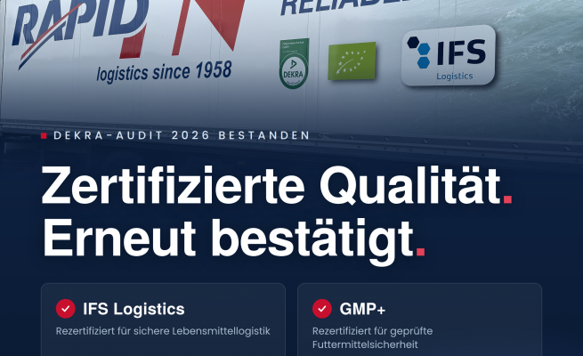 Rapid_Logistics_IFS_Logistics_GMP_Import_Spedition_Lebensmittel_Futtermittel Rapid Logistics, IFS Spedition Hamburg, GMP zertifizierte Spedition Hamburg